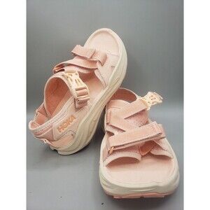 Hoka Infini Hike TC Sandal Dawn Light Pink Vanilla Women 7B Open Toe 1162590 DTV